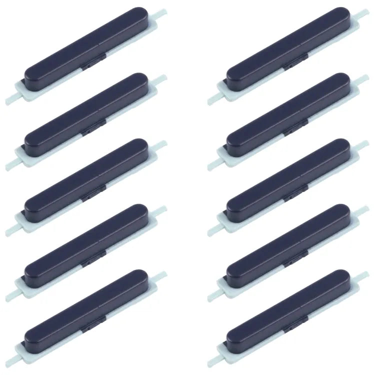 Set 10 stuks originele aan/uit-knop en volumeknop in zwart voor Samsung Galaxy A15 4G SM-A155F
