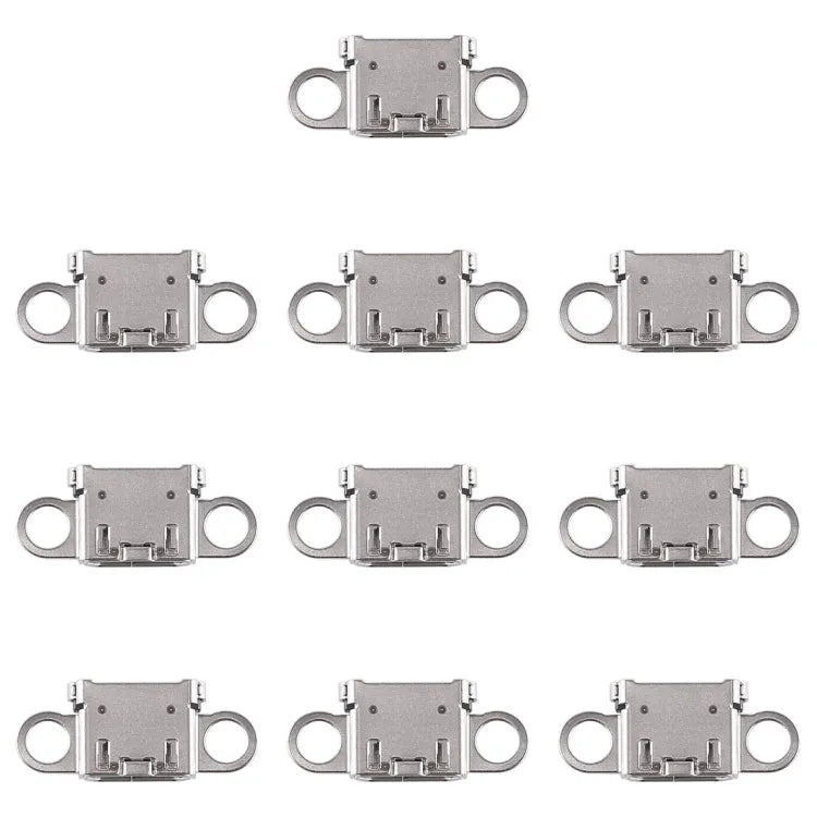 Set 10 stuks micro-USB laadpoortconnectoren voor Samsung Galaxy Note 4, A3, A5 en A7