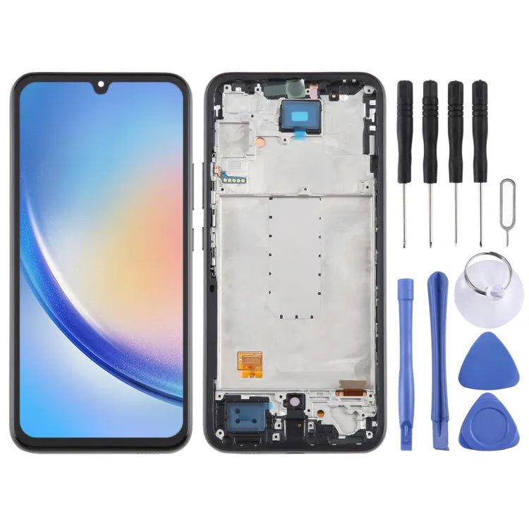 OLED LCD-schermdigitizer met frame voor Samsung Galaxy A34 SM-A346B 6,43 inch
