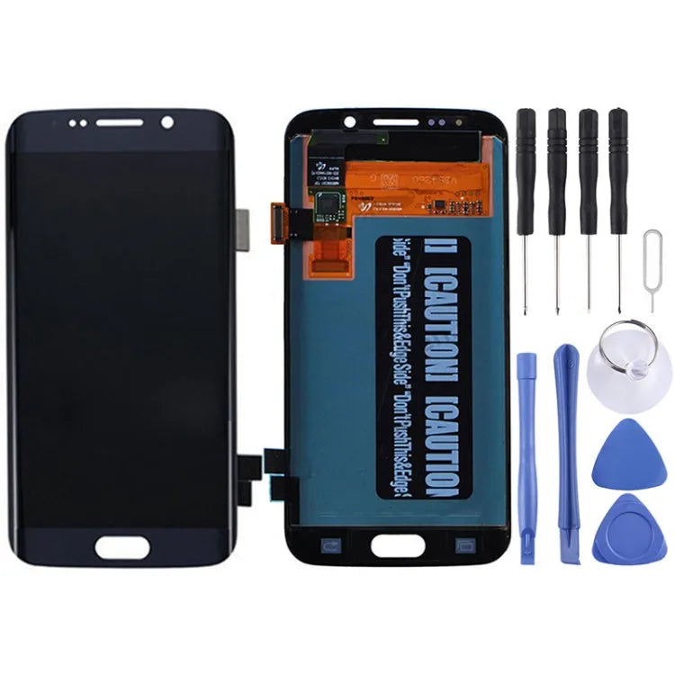 Origineel LCD-scherm met touchscreen in zwart voor Samsung Galaxy S6 Edge SM-G925