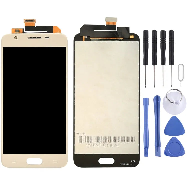 Origineel LCD-scherm met touchpaneel in goud voor Samsung Galaxy On5 (2016) G570 en J5 Prime G570F G570Y