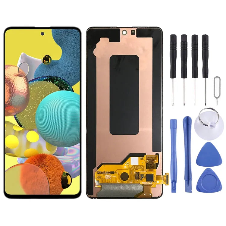 Origineel LCD-scherm met touch digitizer volledige montage voor Samsung Galaxy A51 5G SM-A516