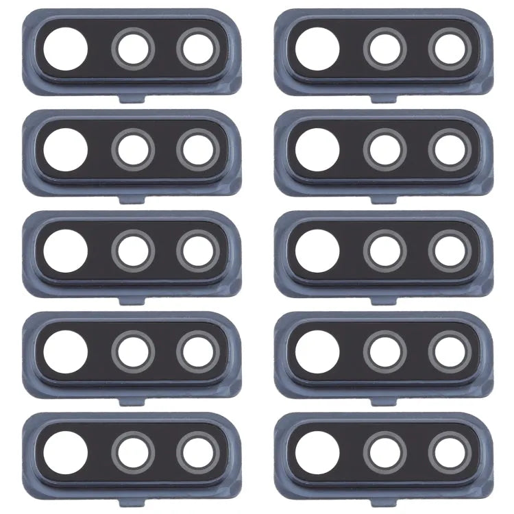 Set 10 stuks achtercameralensdoppen in zwart voor Samsung Galaxy A50