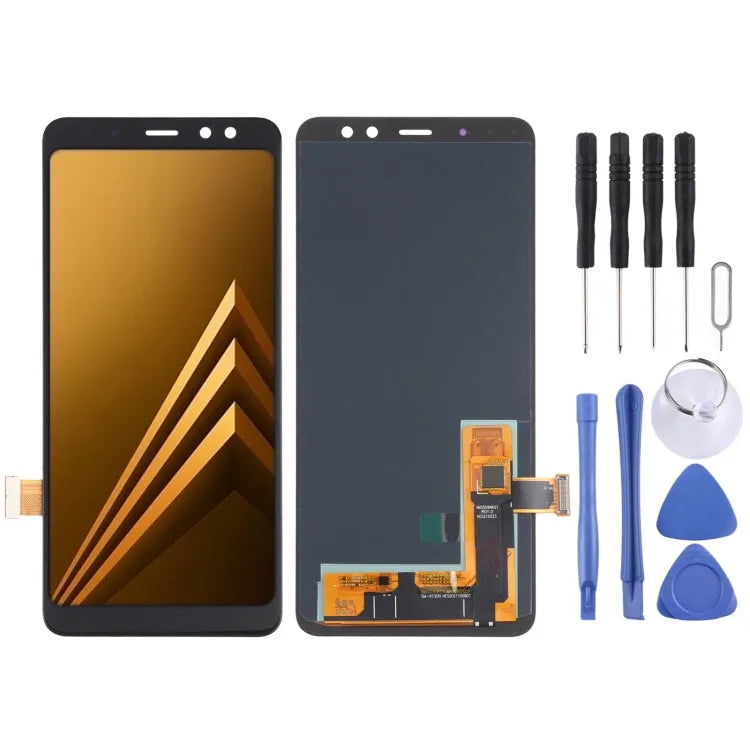 OLED LCD-schermdigitizer volledige montage voor Samsung Galaxy A8 (2018) en A5 (2018) SM-A530