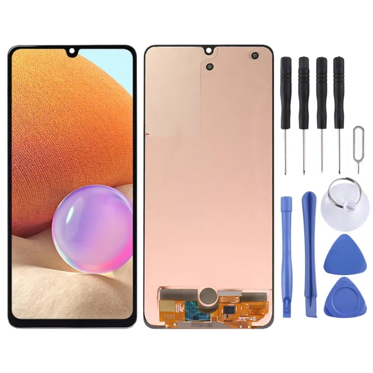 Origineel Super AMOLED LCD-schermdigitizer volledige montage voor Samsung Galaxy A32 4G SM-A325