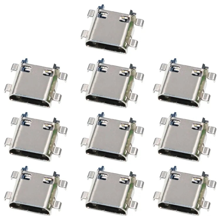 Set 10 stuks oplaadpoort-connectoren voor Samsung Galaxy J7 (2015) J700 (2016) J710 en J5 (2016) J510