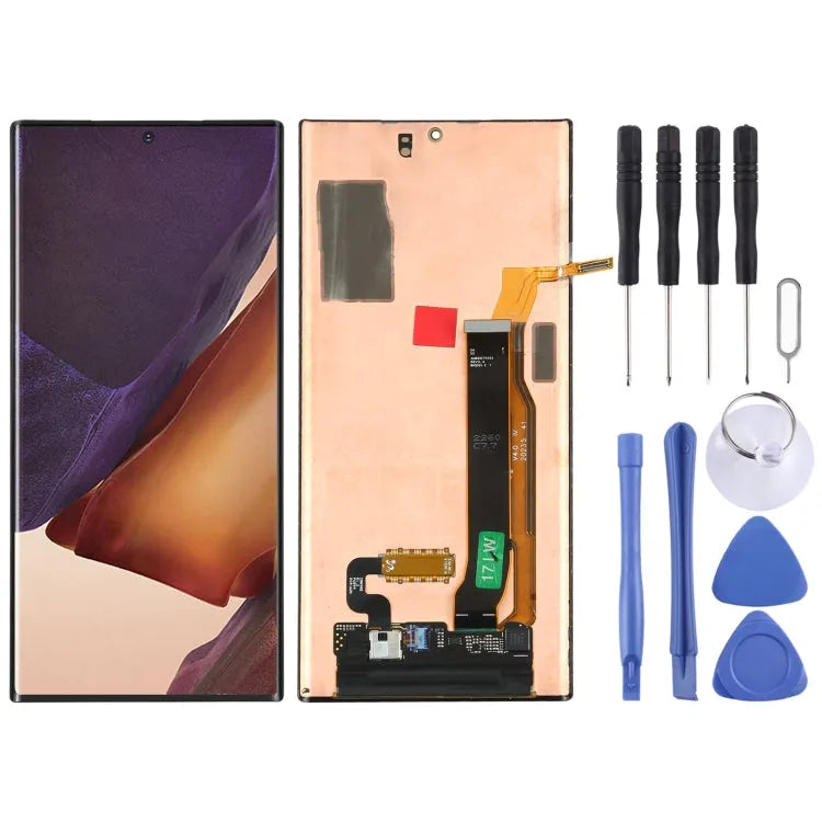 Origineel Super AMOLED LCD-scherm volledige montage voor Samsung Galaxy Note 20 Ultra 4G