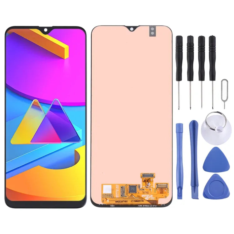 Originele Super AMOLED LCD-schermdigitizer volledige montage voor Samsung Galaxy M10s SM-M107F