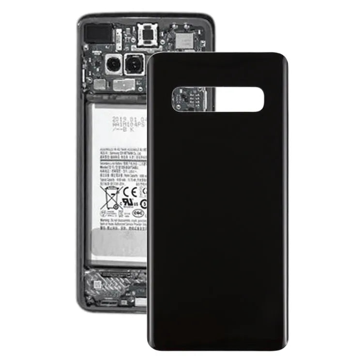 Batterij-achterklep in zwart voor Samsung Galaxy S10 SM-G973