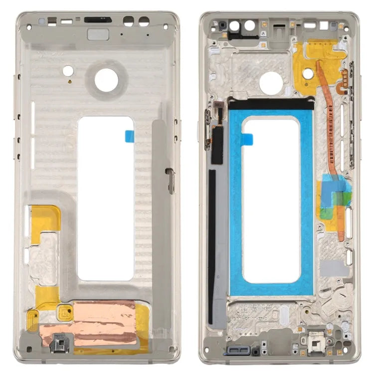Voorste behuizing LCD-frame-bezelplaat in goud voor Samsung Galaxy Note 8 SM-N950
