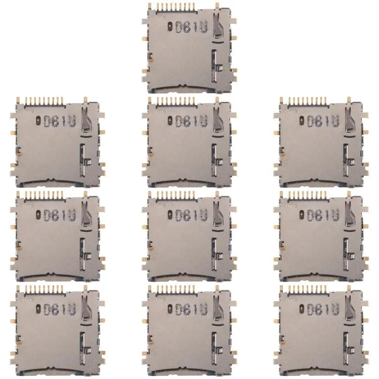 Set 10 stuks originele micro SD-kaartlezer voor Samsung Galaxy Tab 3 7.0 SM-T211