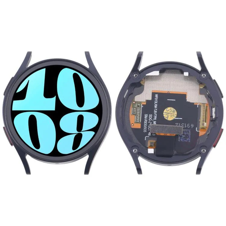 Origineel LCD-schermdigitizer met frame in zwart voor Samsung Galaxy Watch6 40 mm SM-R930 SM-R935