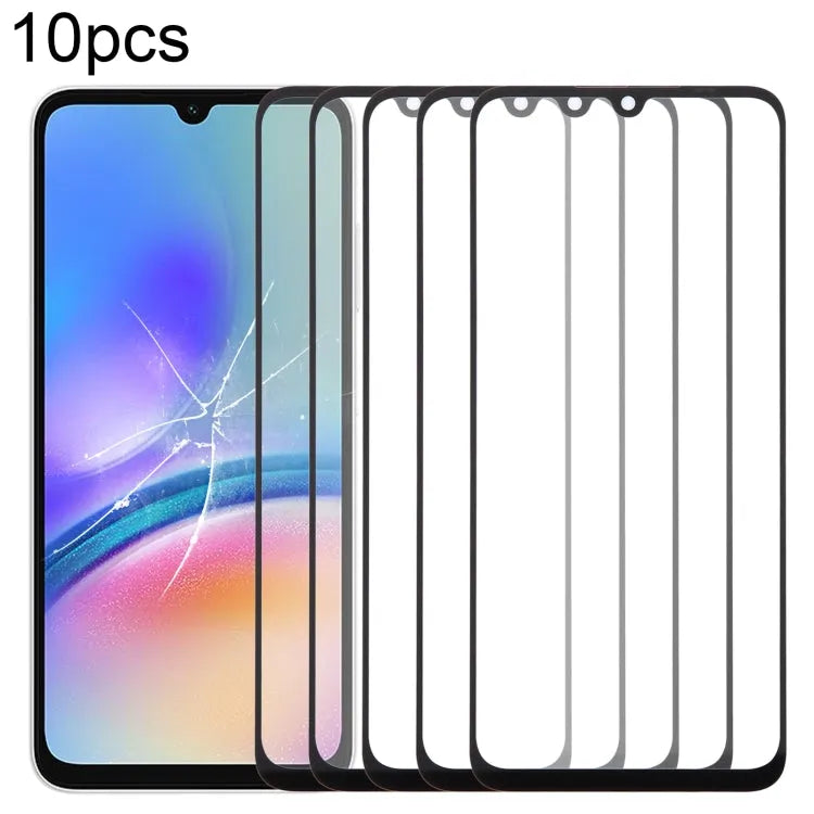 Set 10 stuks voorscherm-glaslens met OCA-lijm voor Samsung Galaxy A05s SM-A057F