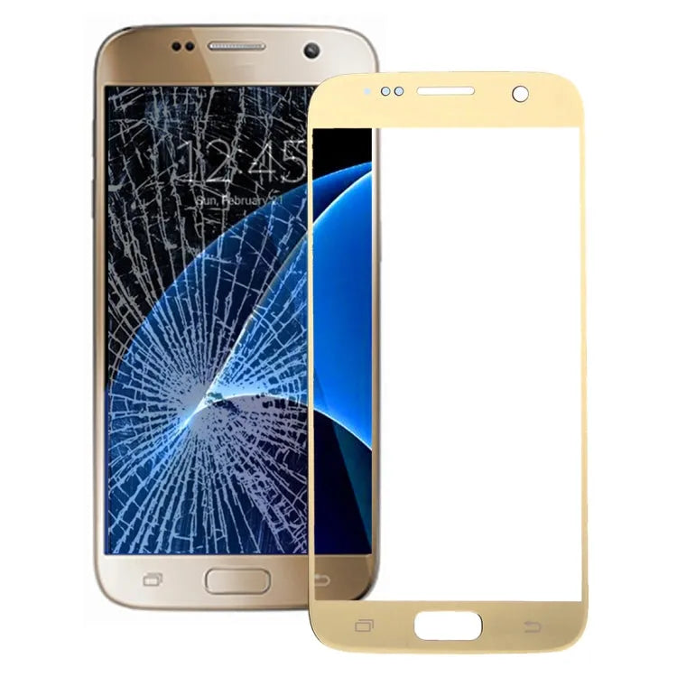 Voorscherm buitenste glaslens voor Samsung Galaxy S7 SM-G930 (goud)