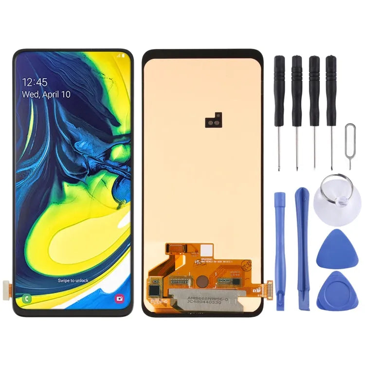 OLED LCD-schermdigitizer volledige montage voor Samsung Galaxy A80 SM-A805 6,39 inch