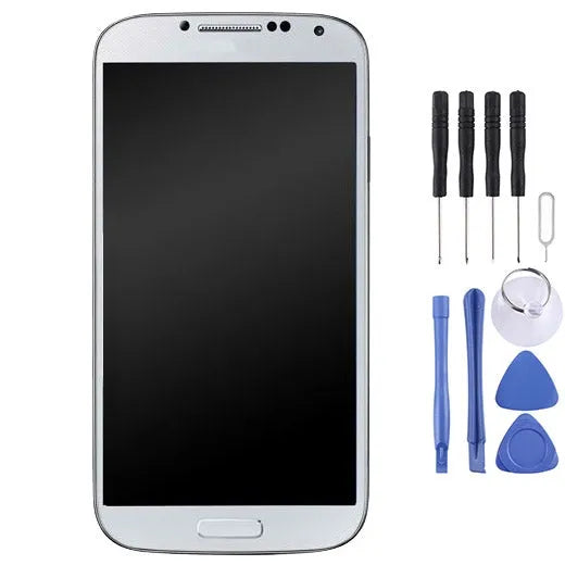 Origineel LCD-scherm met digitizer en frame voor Samsung Galaxy S4 GT-I9505 (wit)