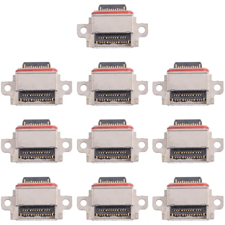 Set 10 stuks USB-C laadpoort-connectoren voor Samsung Galaxy S10+ SM-G975F SM-G975U SM-G9750