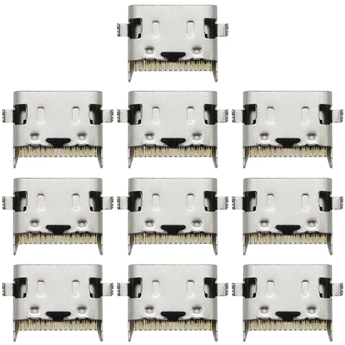 Set 10 stuks laadpoort-connectoren voor Samsung Galaxy A20s SM-A207