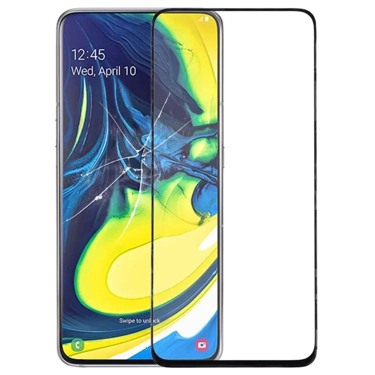 Voorscherm-glaslens met OCA-lijm voor Samsung Galaxy A80 en A90 SM-A805 SM-A908
