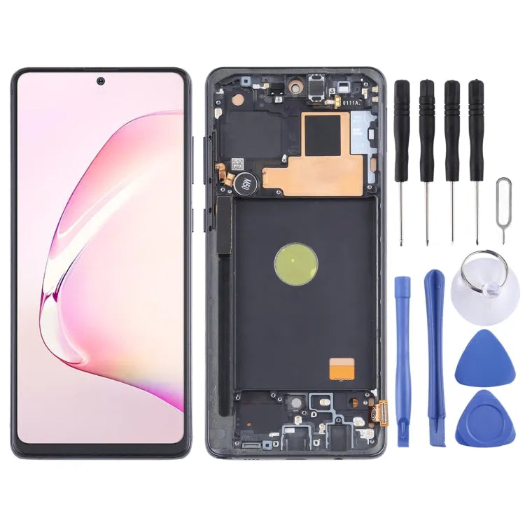 TFT LCD-schermdigitizer met frame voor Samsung Galaxy Note10 Lite SM-N770 (geen vingerafdruk)