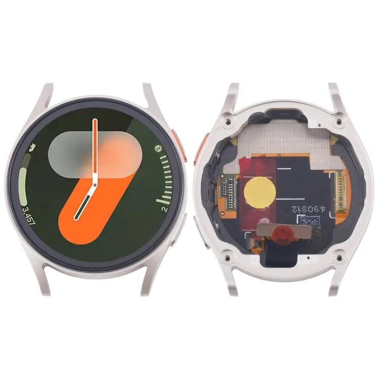 Origineel LCD-schermdigitizer met frame in wit voor Samsung Galaxy Watch7 40 mm SM-L300 SM-L305