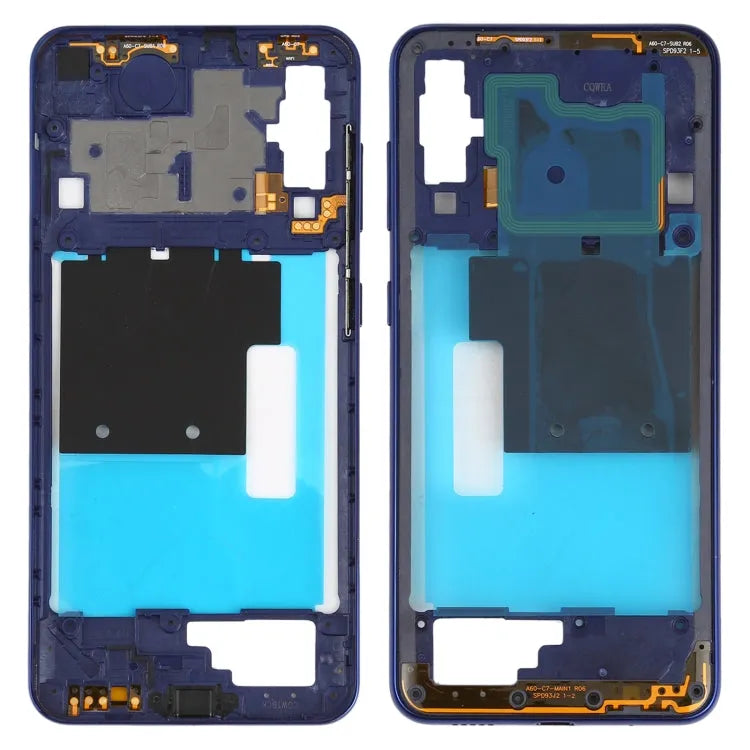 Middenframe bezelplaat voor Samsung Galaxy A60 SM-A606 (blauw)