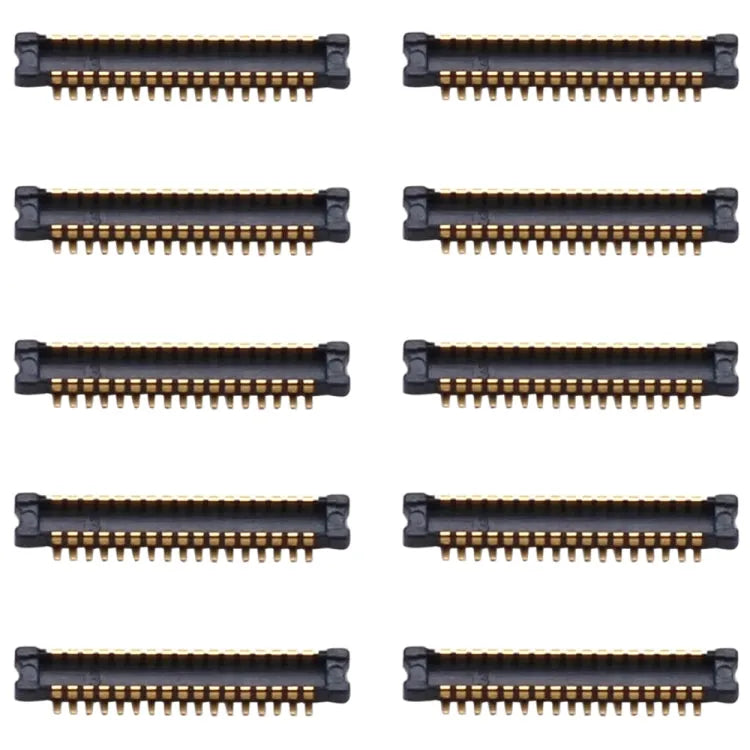 Set 10 stuks moederbord LCD-scherm FPC-connector voor Samsung Galaxy A10 SM-A105