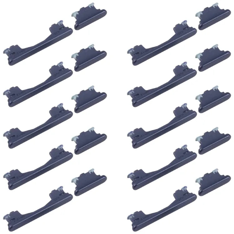 Set 10 stuks aan/uit-knop en volumeknop in zwart voor Samsung Galaxy A35 SM-A356B