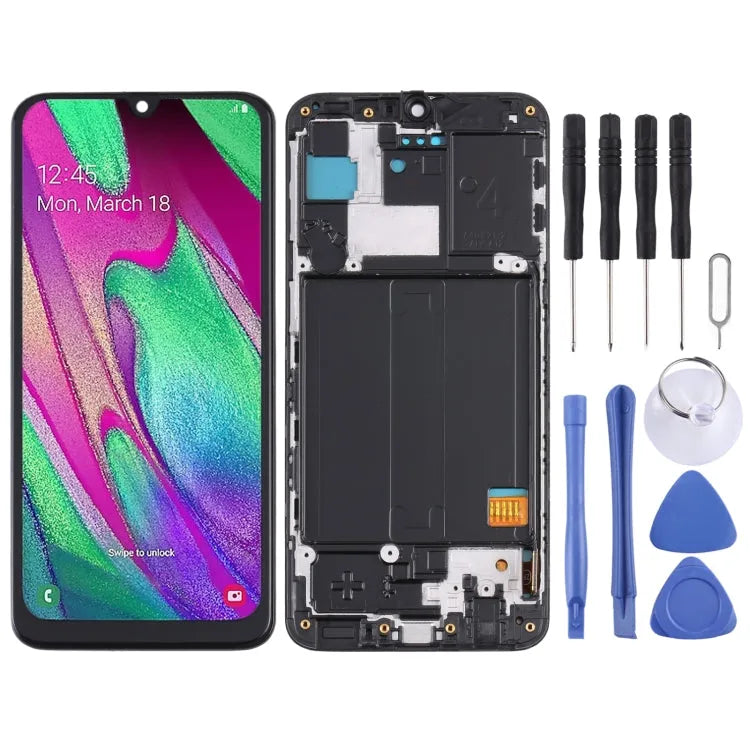 Incell LCD-schermdigitizer met frame voor Samsung Galaxy A40 SM-A405