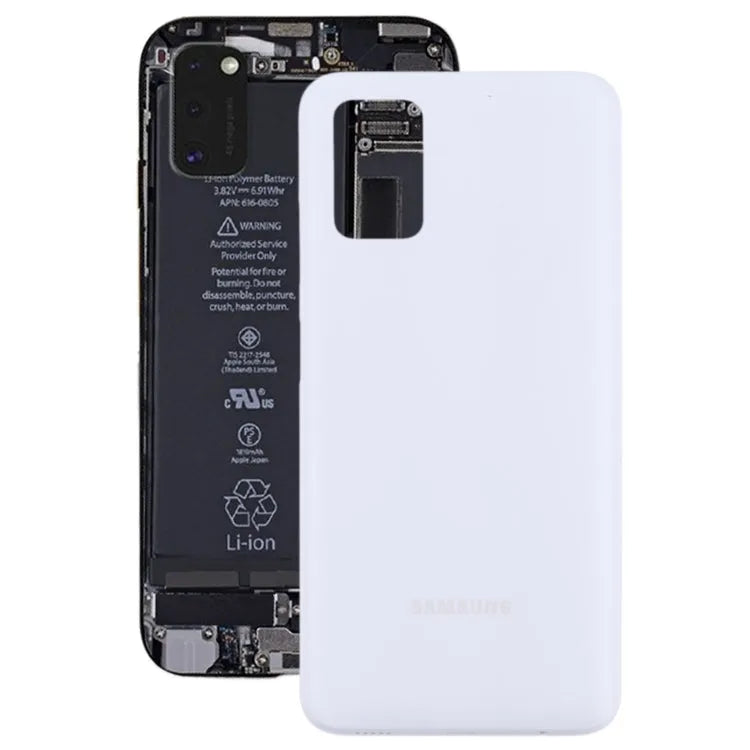 Batterij-achterklep in wit voor Samsung Galaxy A03s SM-A037