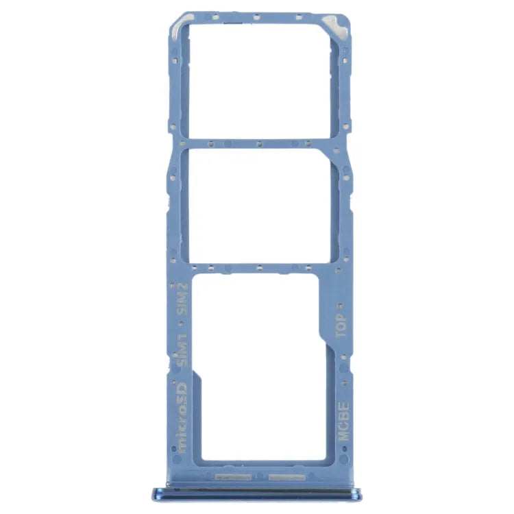 Set 2 SIM-kaartlades plus micro SD-kaartlade in blauw voor Samsung Galaxy M32 SM-M325