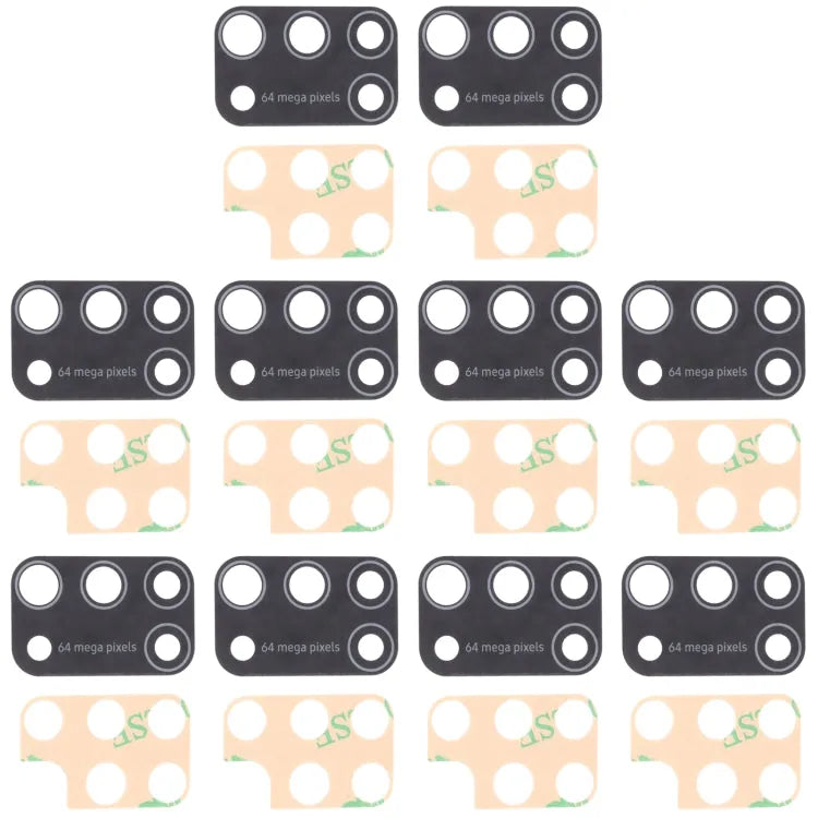 Set 10 stuks achtercameralens voor Samsung Galaxy M31 en M31 Prime SM-M315
