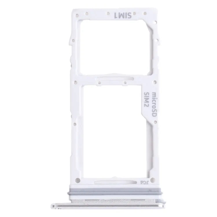 Set SIM-kaartlade en micro SD-kaartlade in zilver voor Samsung Galaxy S10 Lite SM-G770