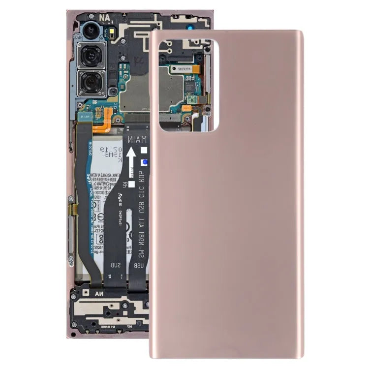 Batterij-achterklep in bruin voor Samsung Galaxy Note20 Ultra 5G SM-N986