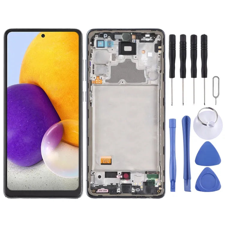 Incell LCD-schermdigitizer volledige montage met frame voor Samsung Galaxy A72 4G SM-A725 (zonder vingerafdruk)