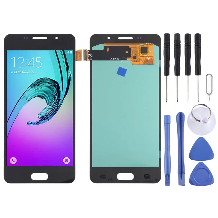OLED LCD-schermdigitizer volledige montage voor Samsung Galaxy A5 (2016) SM-A510 (zwart)