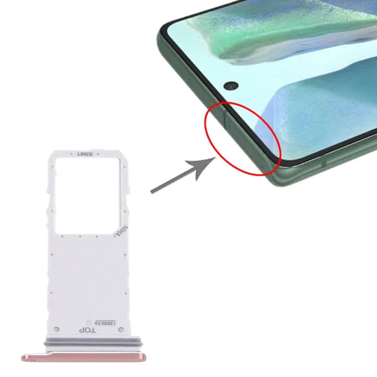 SIM-kaartlade in roze voor Samsung Galaxy Note 20
