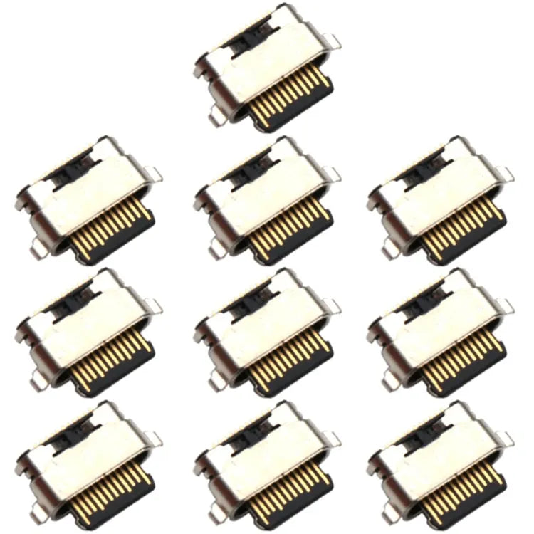 Set 10 stuks USB-C oplaadpoort-connectoren voor Samsung Galaxy A03s