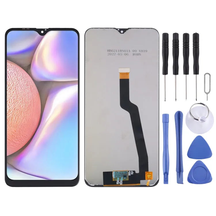 Incell LCD-schermdigitizer volledige montage in zwart voor Samsung Galaxy A10 SM-A105