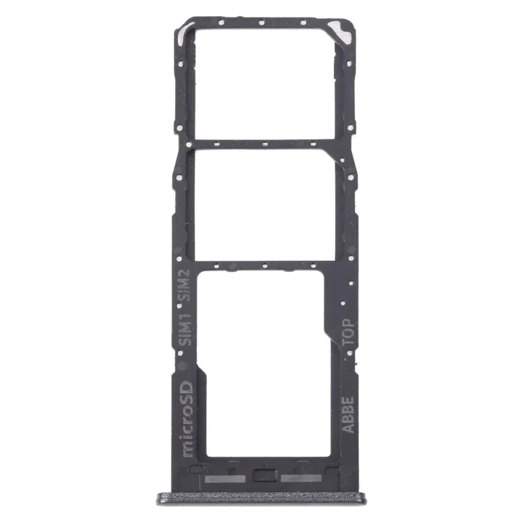 Set 2 SIM-kaartlades plus micro SD-kaartlade in zwart voor Samsung Galaxy M23 SM-M236B