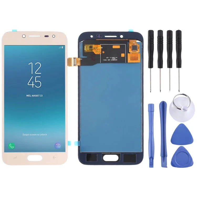 TFT LCD-schermdigitizer volledige montage in goud voor Samsung Galaxy J2 Pro (2018) SM-J250F