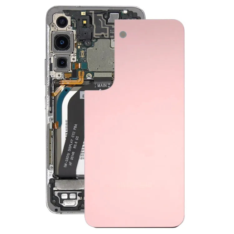 Glazen achterklep in rose goud voor Samsung Galaxy S22 5G SM-S901