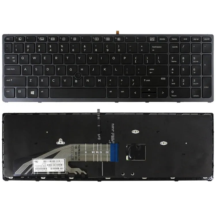 Toetsenbord met achtergrondverlichting US-versie voor HP Probook 470 G3