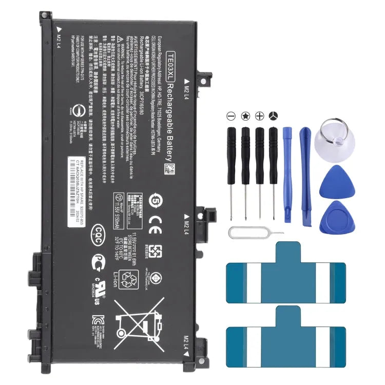 Li-ionbatterij 11,55V 61,6Wh 5150mAh TE03XL voor HP OMEN 15-bc en 15-AX