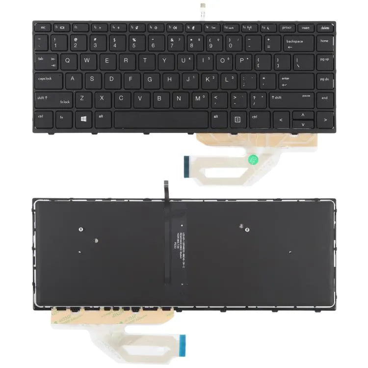 US-versie toetsenbord met achtergrondverlichting in zwart voor HP ProBook 430 G5 440 G5 445 G5 640 G4 640 G5 L01071-001 L00735-001