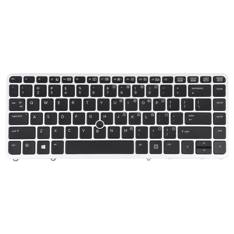 US-versie toetsenbord met achtergrondverlichting en pointing stick in zilver voor HP EliteBook 840 G1
