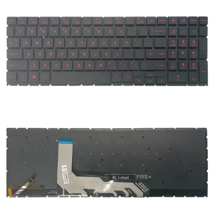 Nederlandse versie toetsenbord met backlight en numpad voor HP OMEN 15 2020 15-EK 15-EN (TPN-Q238, TPN-Q236)