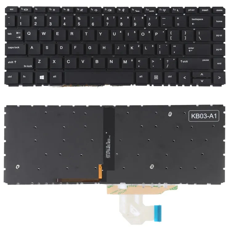 US-versie toetsenbord met backlight voor HP ProBook 440 G6 445 G6 440 G7 445 G7