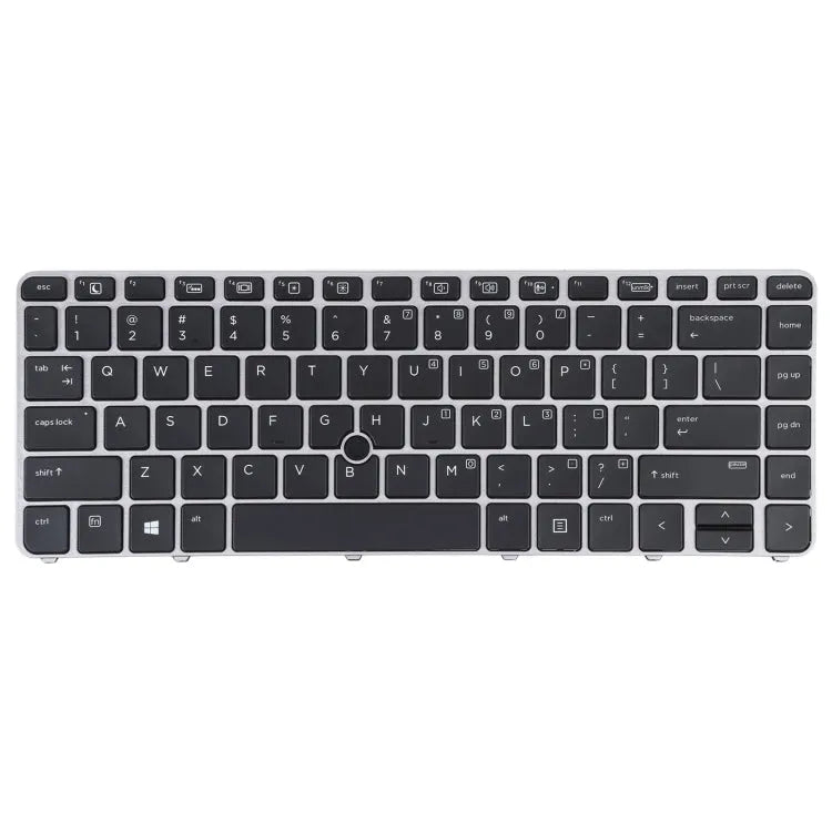 US-versie toetsenbord met backlight en pointing stick (zilver) voor HP EliteBook 840 G3