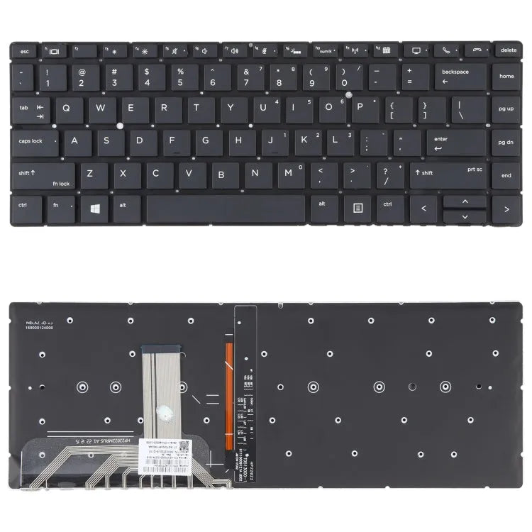 US-Tastatur mit Beleuchtung für HP EliteBook x360 1040 G5 + 1 modellen